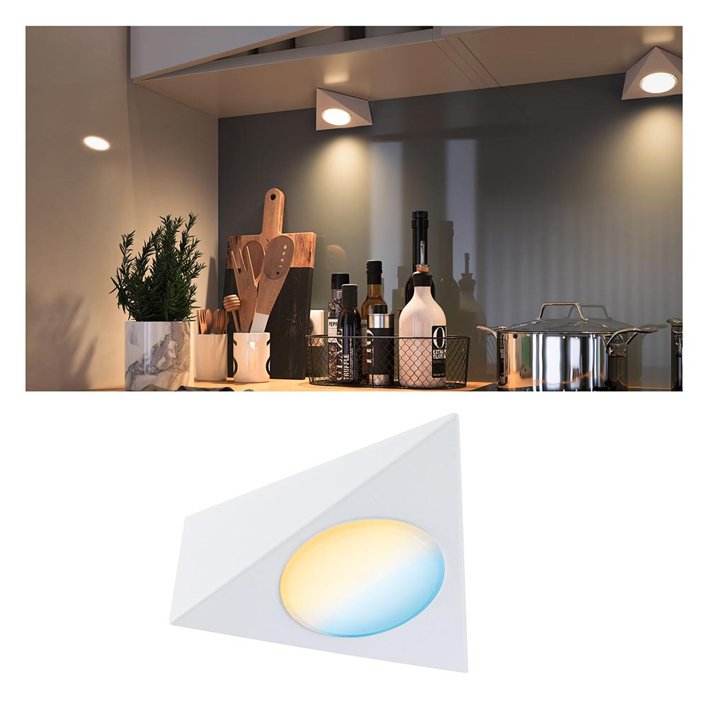 S.Luce Clever Connect LED Spot Trigo Weiß-Matt