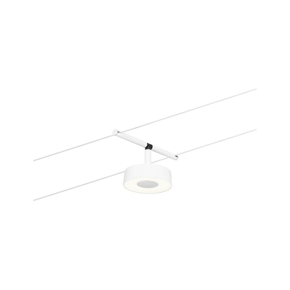 CorDuo LED Seilsystem Circle Einzelspot Weiß-Matt, Chrom zoom thumbnail 3