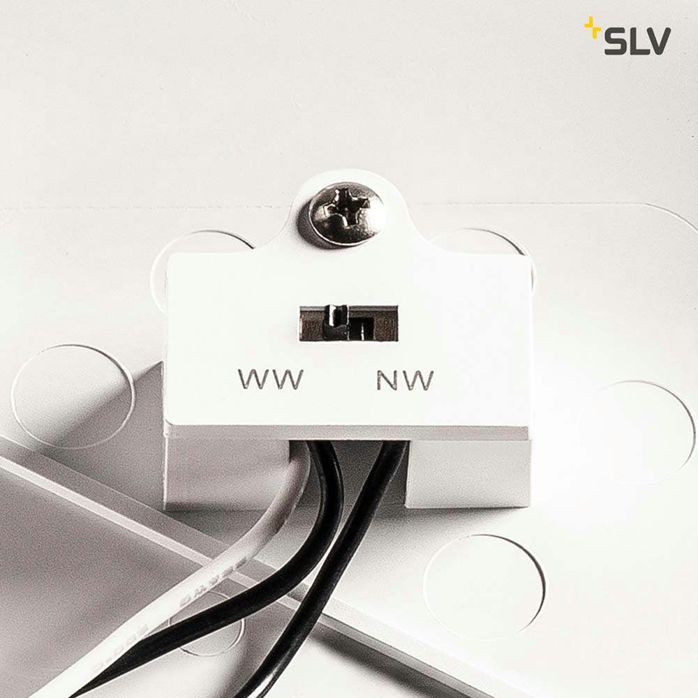 SLV Ruba 16 LED Außen-Aufbauleuchte Weiß IP65 zoom thumbnail 2