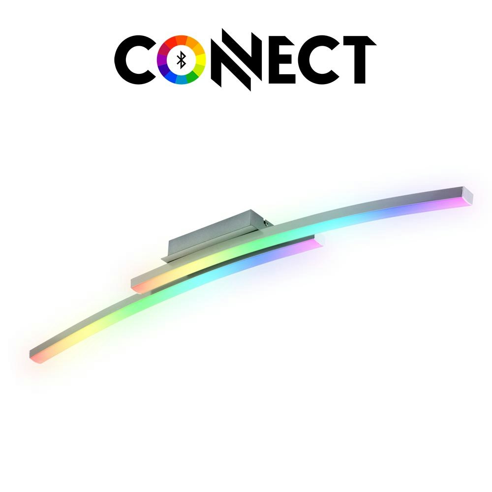 Connect LED Deckenleuchte 2-flammig 4600lm RGB+CCT zoom thumbnail 1
