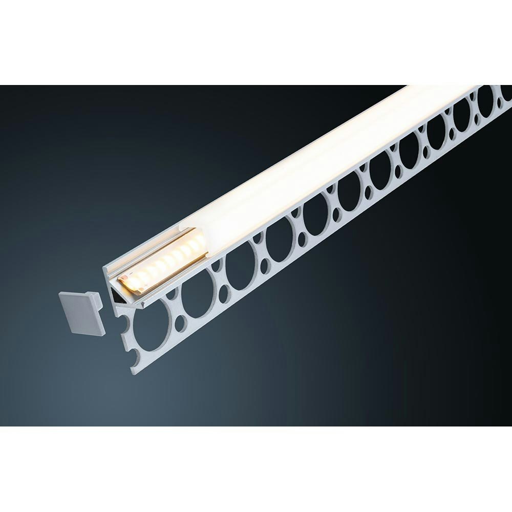 LumiTiles LED Strip 2m Profil Frame Alu-Eloxiert, Satiniert thumbnail 4