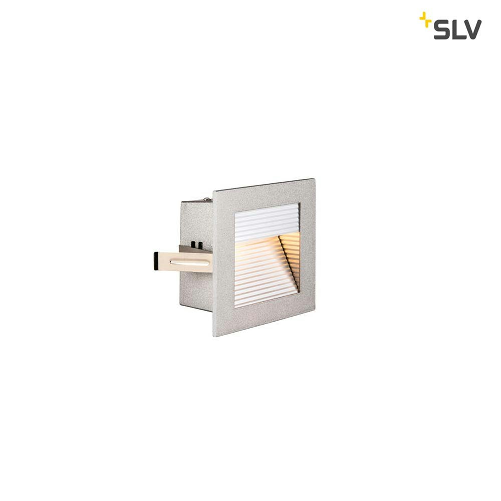 SLV Frame LED Curve Wand-Einbauleuchte Siberfarben zoom thumbnail 3