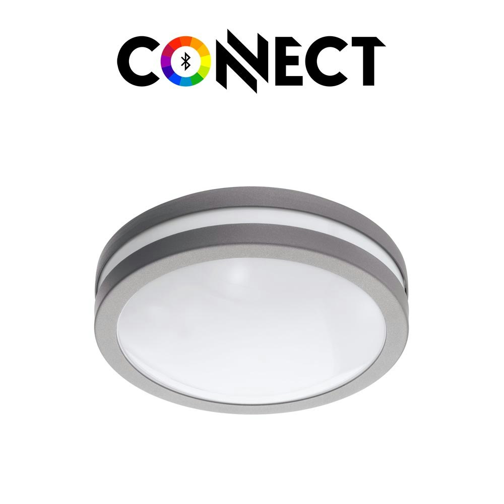 Connect LED Außenwandlampe rund 1400lm IP44 Warmweiß thumbnail 1