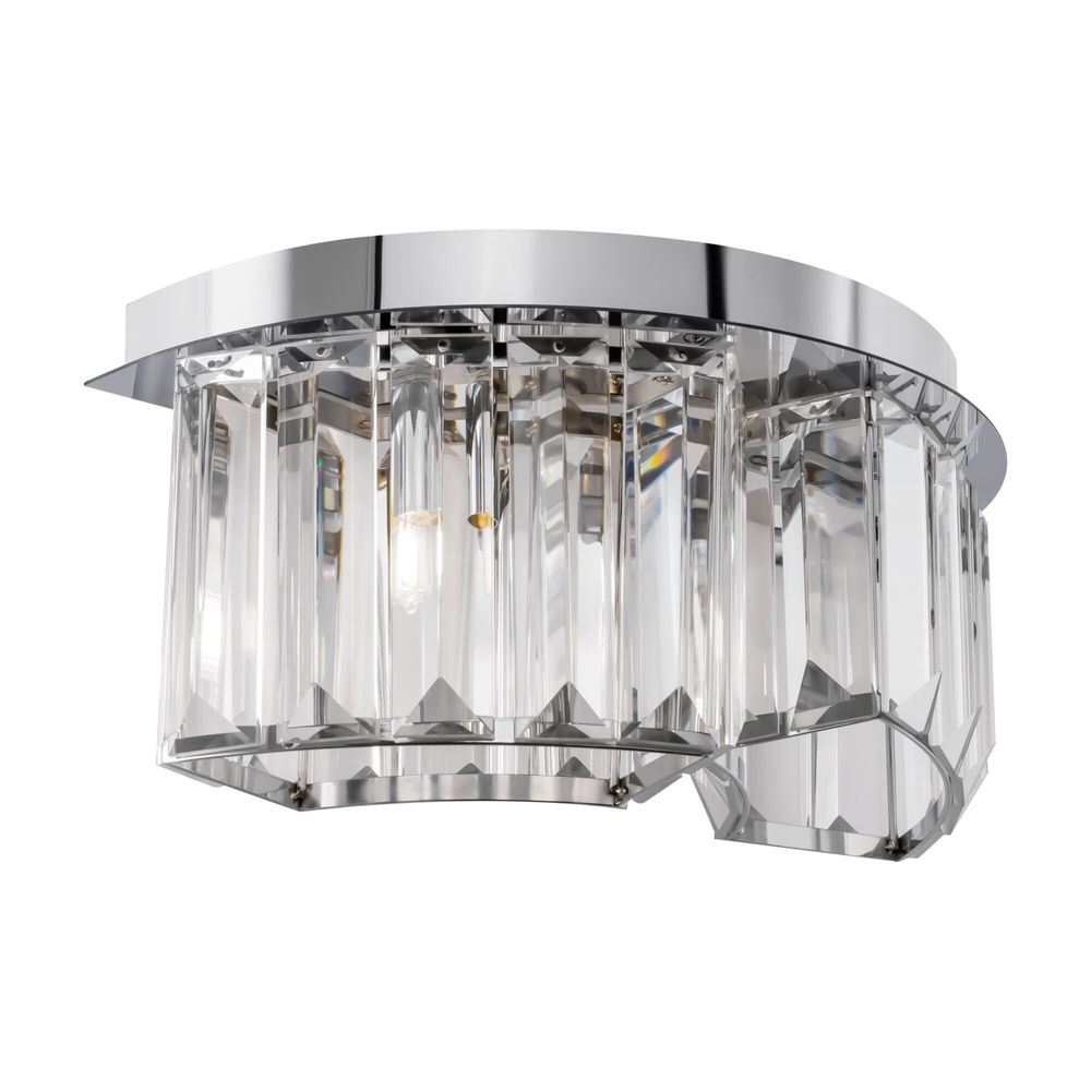 S.Luce Maytoni Glas Wandlampe Colline 2-flammig