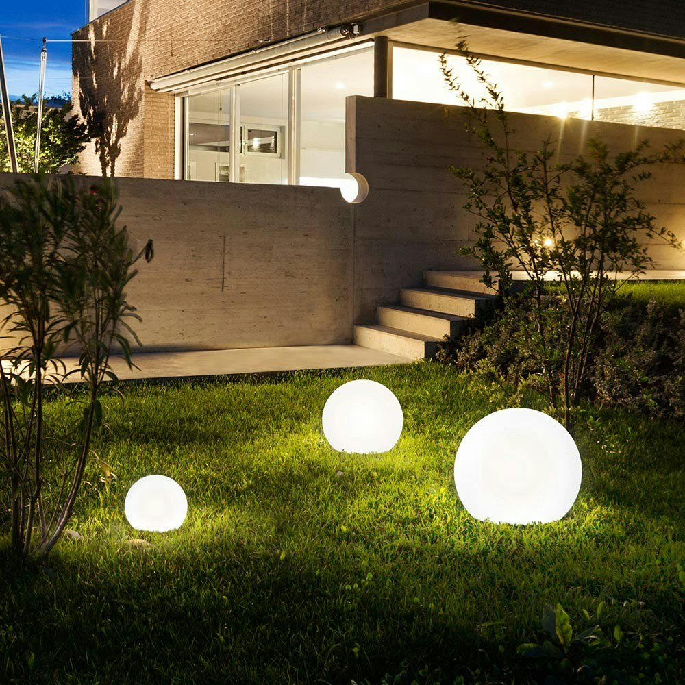 s.luce Globe pro langlebige Garten Außenkugel Weiß 2
                                                                        