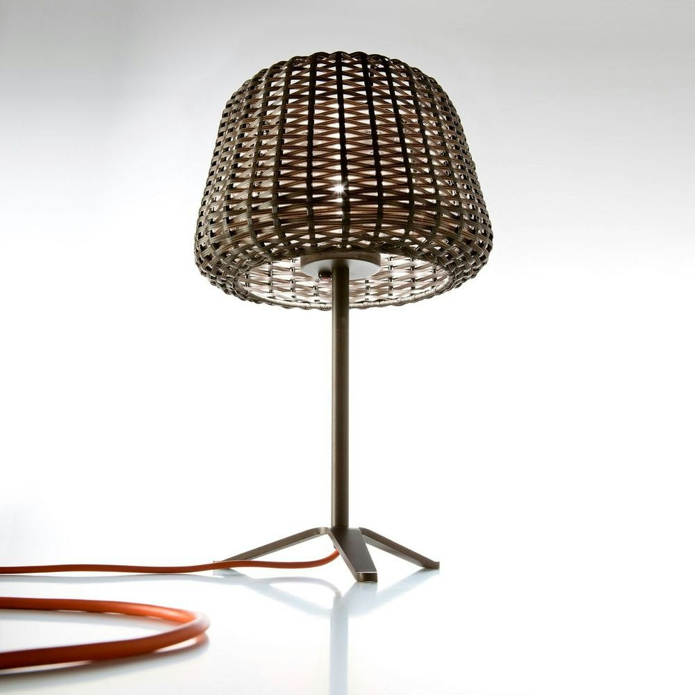 Panzeri Ralph Rattan Outdoor Table Lamp 58cm thumbnail 3