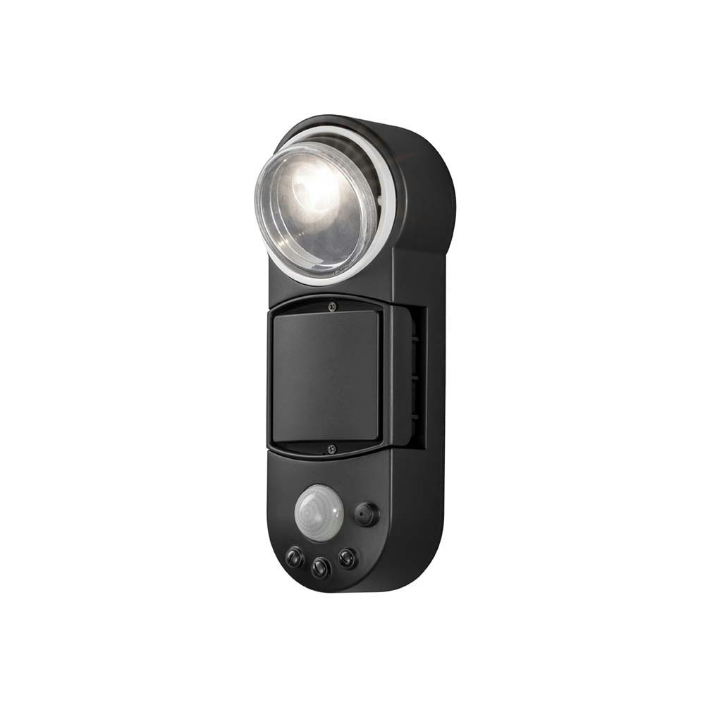 Prato Batterie LED Außen-Wandlampe mit Bewegungsmelder Schwarz thumbnail 5