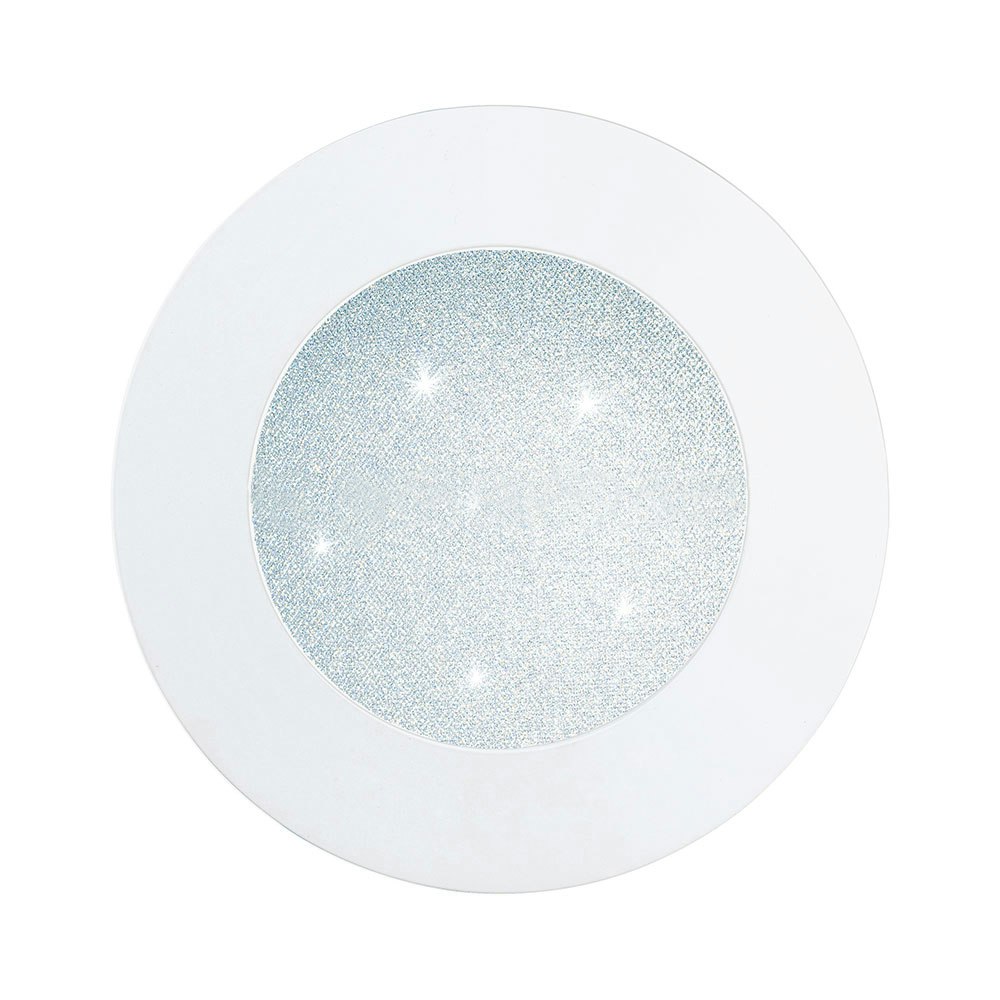 LED Einbauleuchte Fiobbo Kristalleffekt Weiß 