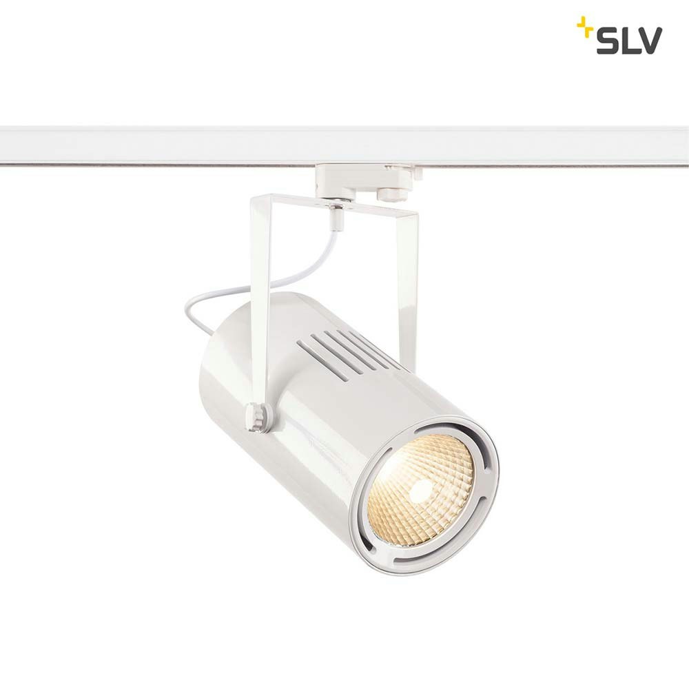 SLV Euro LED Spot Track Weiß 60° inkl. 3P.-Aapter 