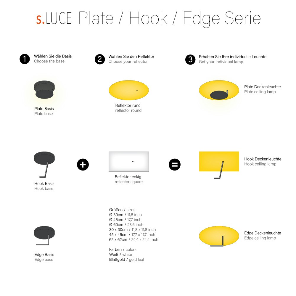 s.luce LED Wand- und Deckenlampe Edge thumbnail 6