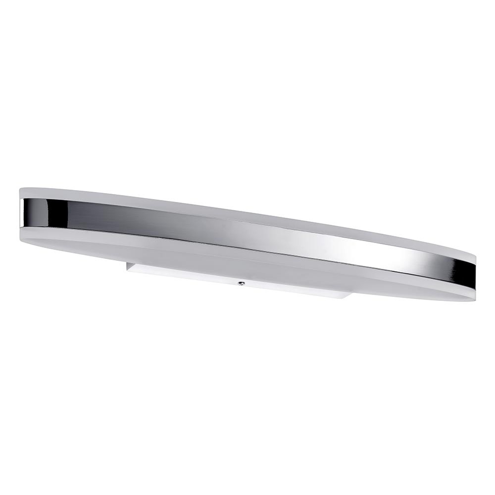 S.Luce Wandleuchte Kuma IP44 LED 1x9W 500mm Chrom Weiß Acryl