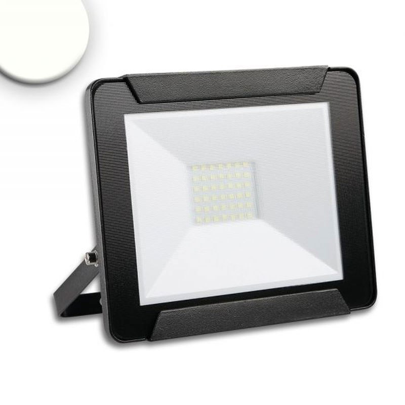 S.Luce LED Fluter Neutralweiß 30W 2400lm , IP65 Schwarz