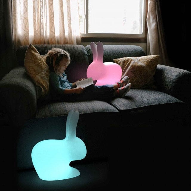 Qeeboo Rabbit LED Dekolampe mit farbigem Licht thumbnail 3