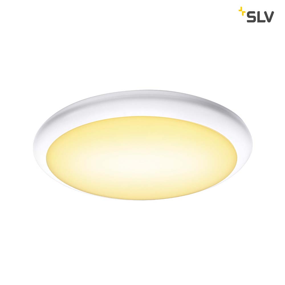 S.Luce SLV Ruba 16 LED Außen-Aufbauleuchte Weiß IP65