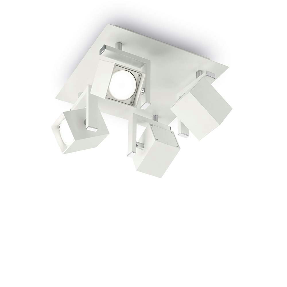 Ideal Lux Deckenleuchte Mouse Pl4 Weiß 