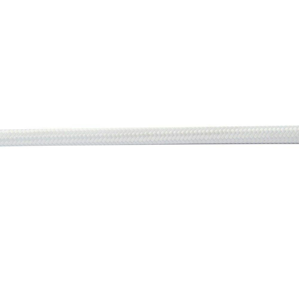 Textile cable white 2 x 0, 75mm 1 metre 1
