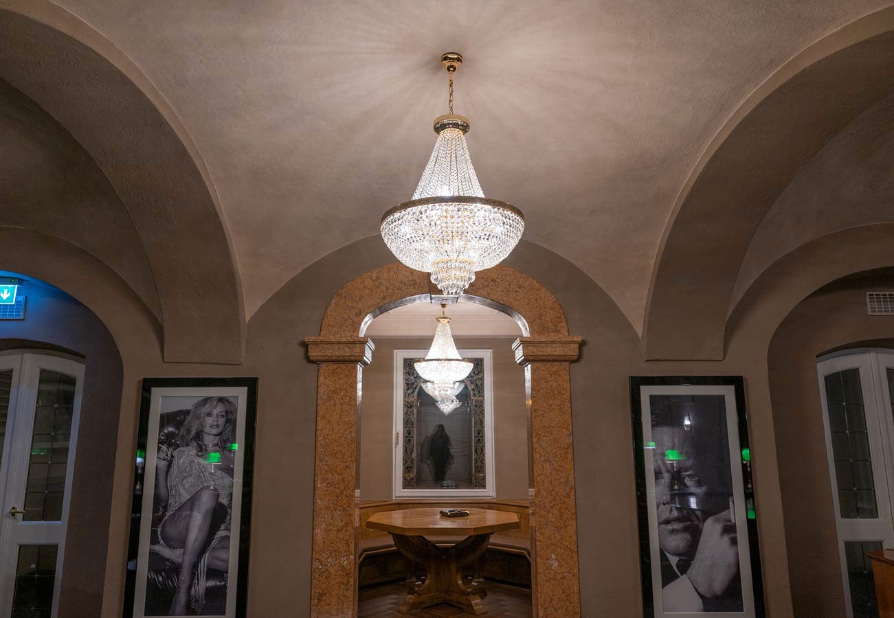 Kronleuchter Fulda von Lichttrend im Foyer Hotel Post