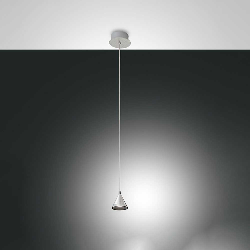 S.Luce Fabas Luce LED Pendelleuchte Delta Metall