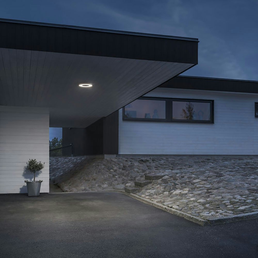 Carrara LED Außenwand- & Deckenlampe Ø 27cm CCT Weiß zoom thumbnail 2