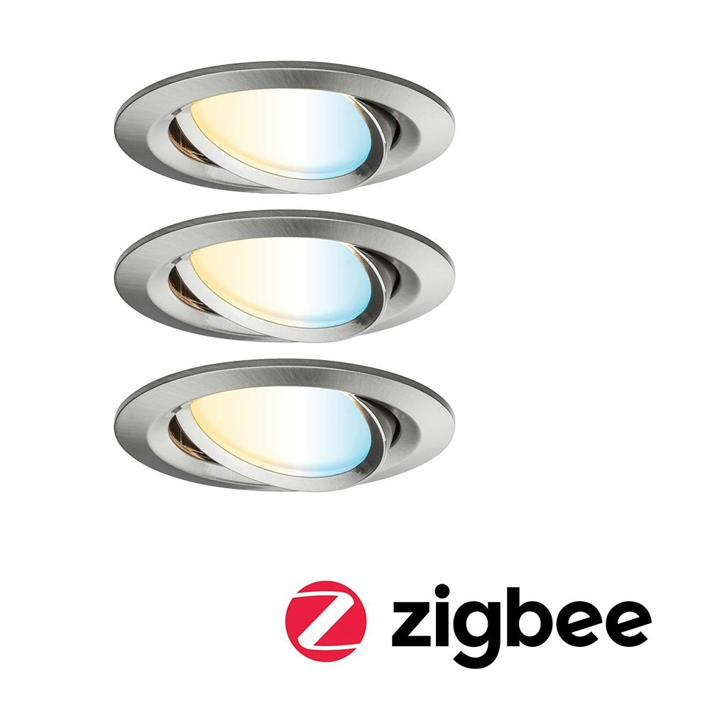 LED Einbauleuchte Smart Home Zigbee Nova Plus 3er Basis-Set thumbnail 1