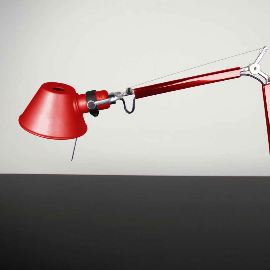 Artemide Tolomeo Micro Lampada da tavolo con morsetto » Alluminio