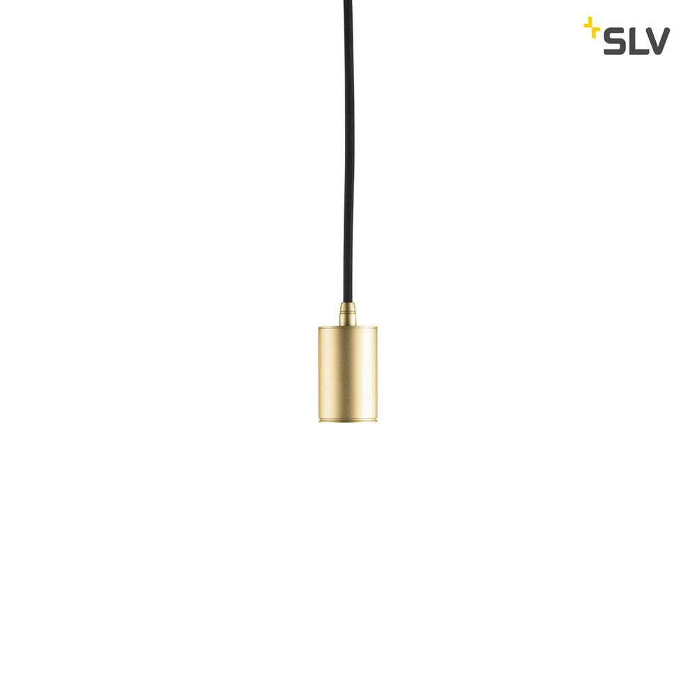 SLV Fitu E27 Lampenfassung Soft Gold 5m mit offenen Kabelende 2