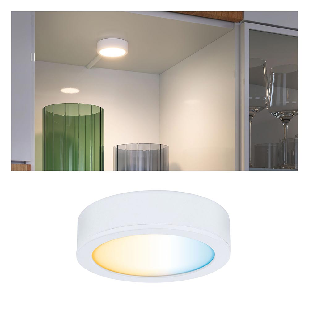 S.Luce Clever Connect LED Spot Disc Dim-to-Warm Weiß-Matt