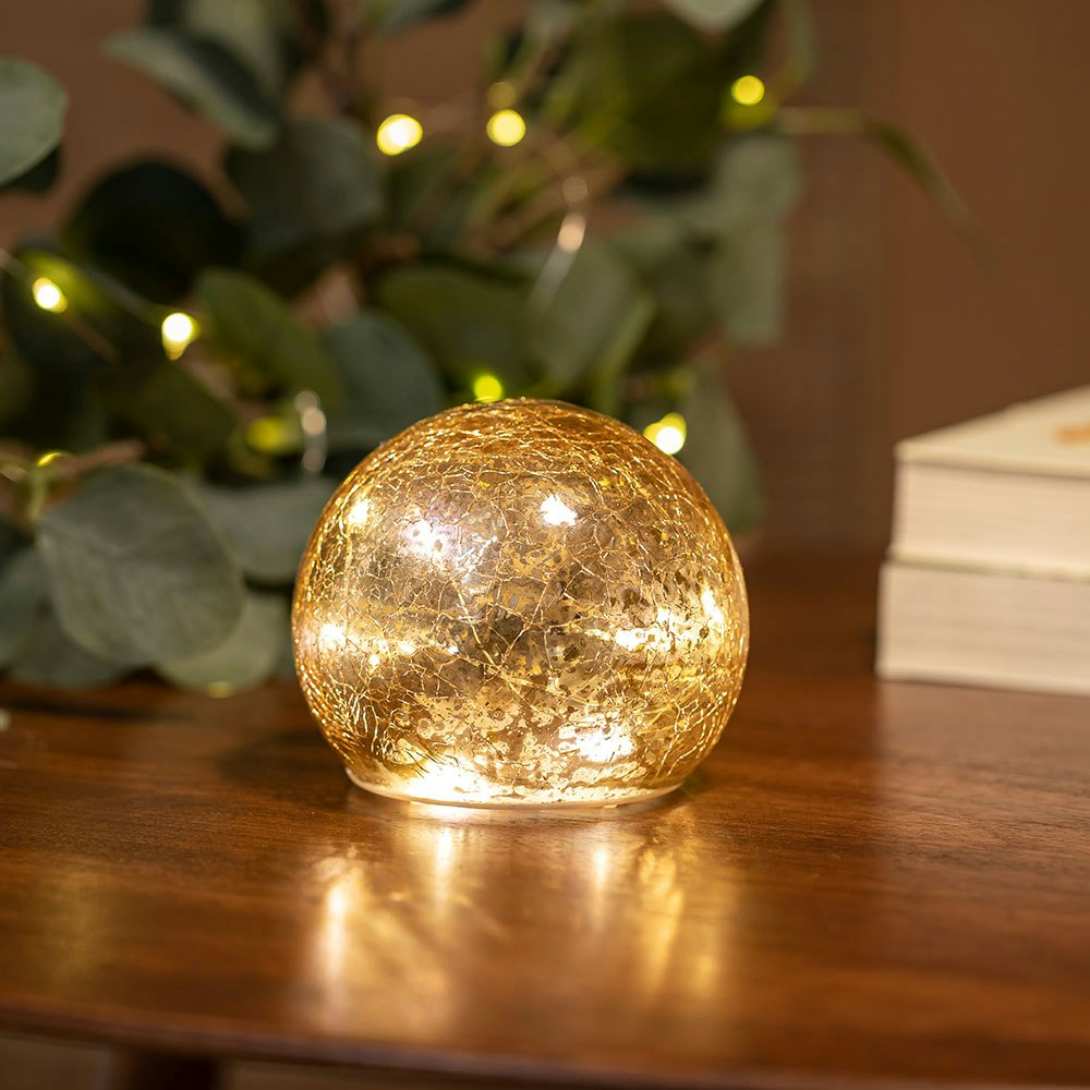 Palla di Natale LED incandescente Lua Ø 20 cm
                                        