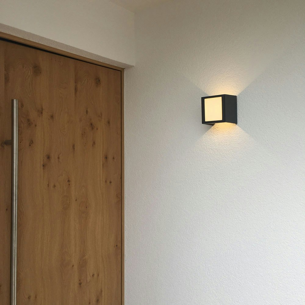 Cremona XL LED Außen-Wandleuchte Lichtstrahl einstellbar Anthrazit zoom thumbnail 3