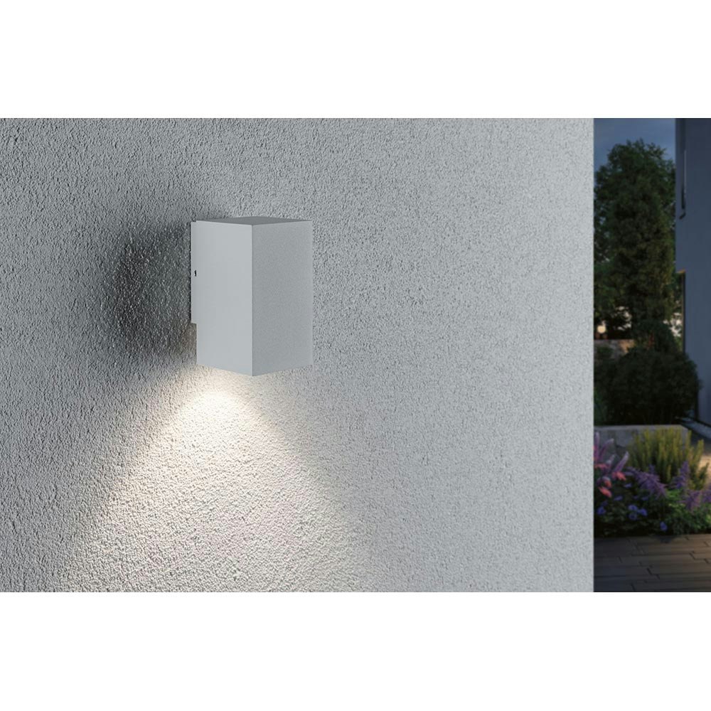 LED Außenwandleuchte Flame Weiß, Metall thumbnail 4