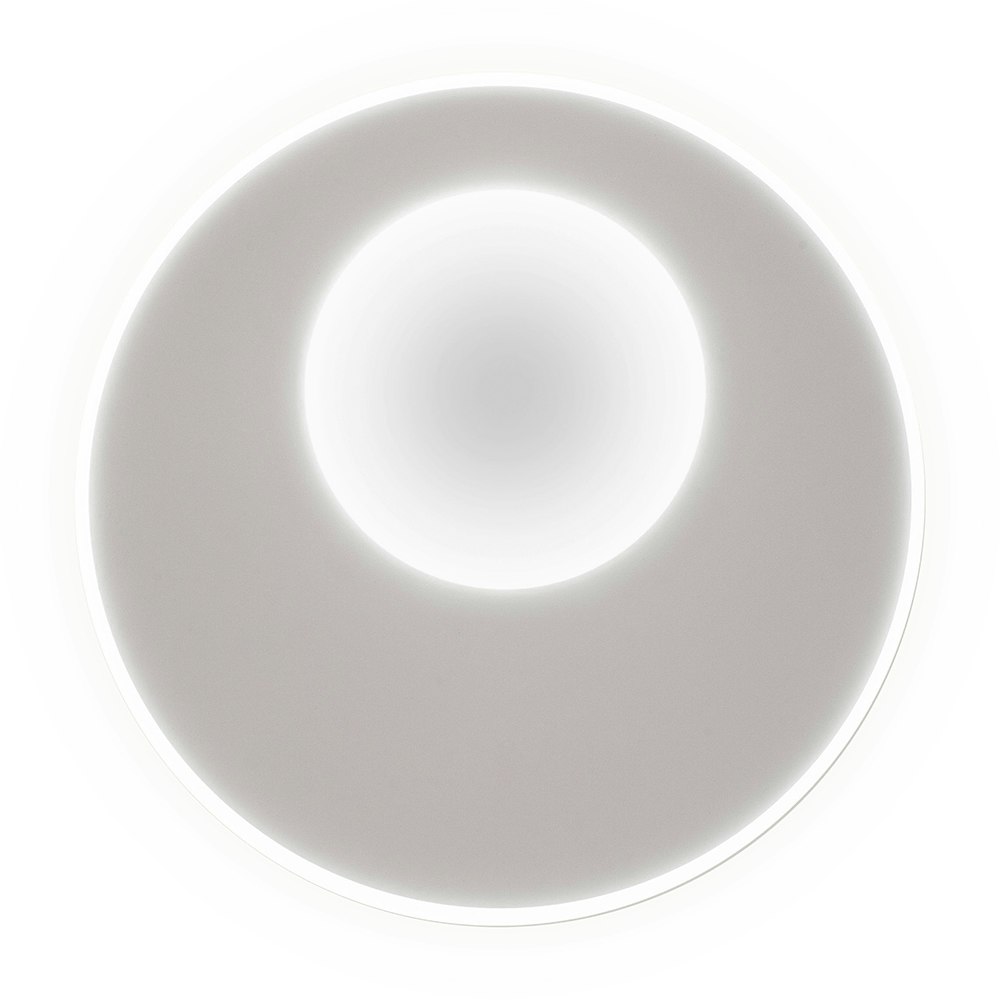 Mantra Krater runde LED-Deckenleuchte Weiß 2