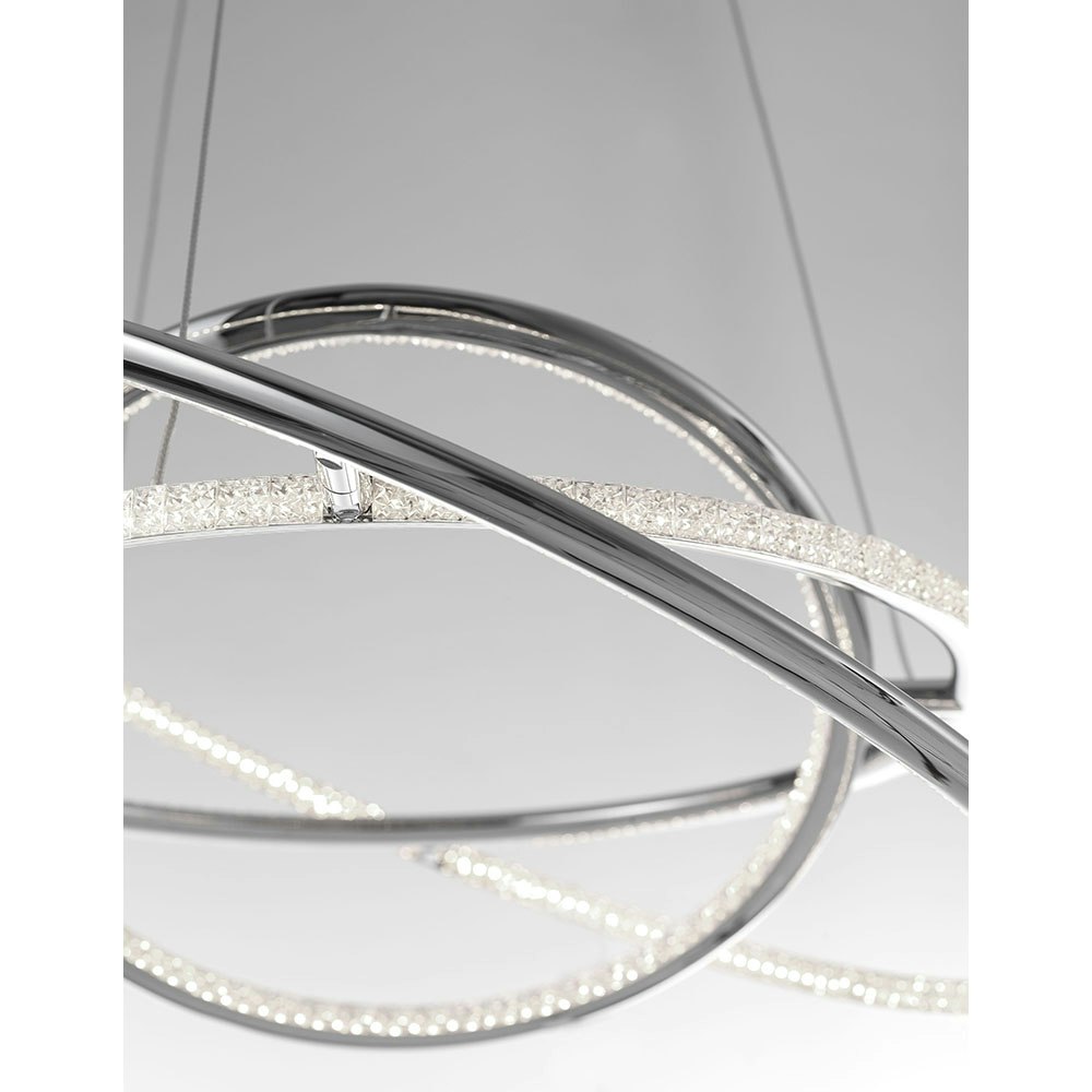 Nova Luce Livorno LED anneau lampe à suspendre Ø 60cm thumbnail 4