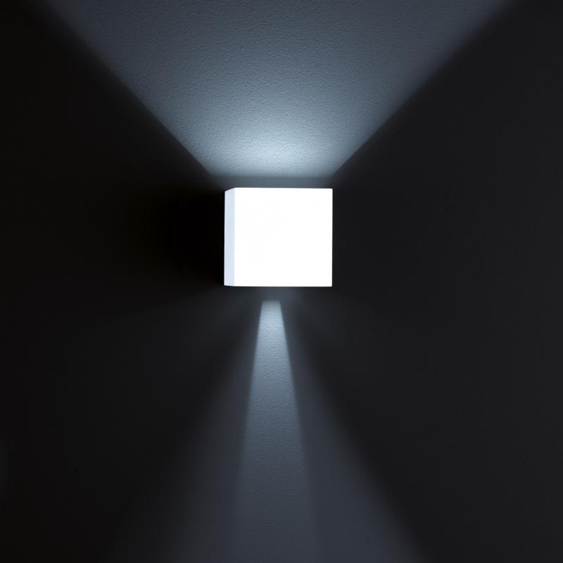 Helestra LED Außen-Wandleuchte Siri 44 - L IP54 Weiß zoom thumbnail 1