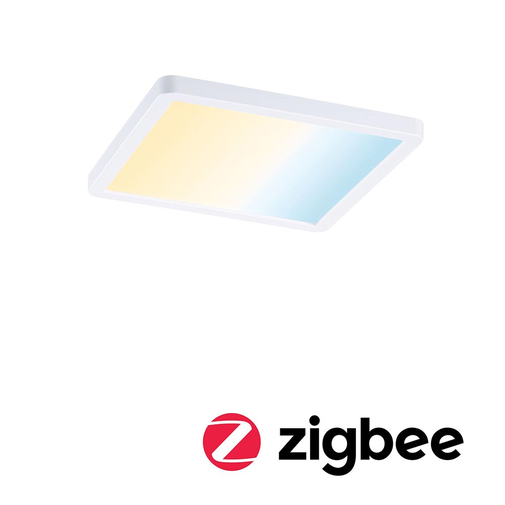 S.Luce VariFit LED Einbaupanel Smart Home Zigbee Areo Eckig Weiß