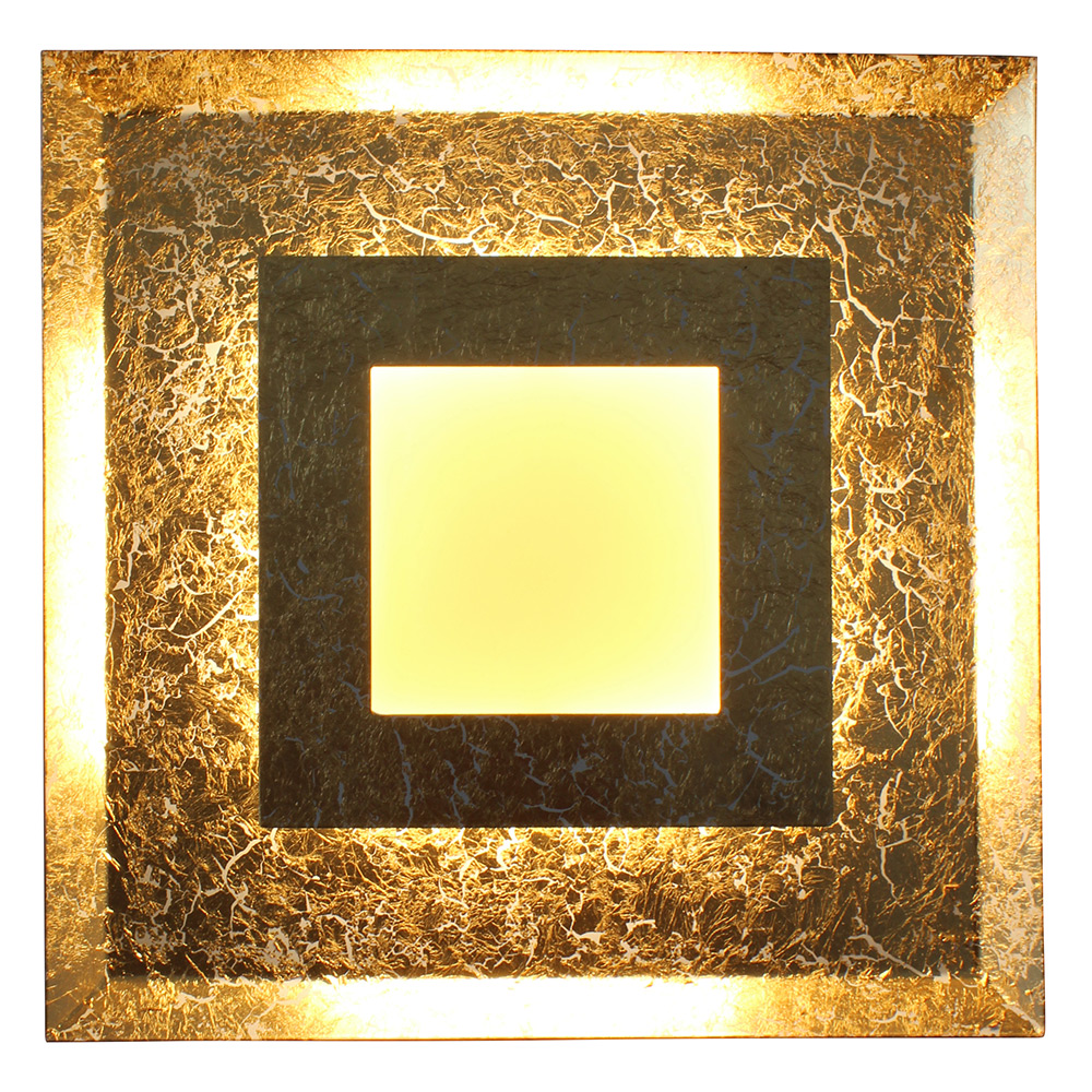 S.Luce LED Wandleuchte Window M Goldfarben