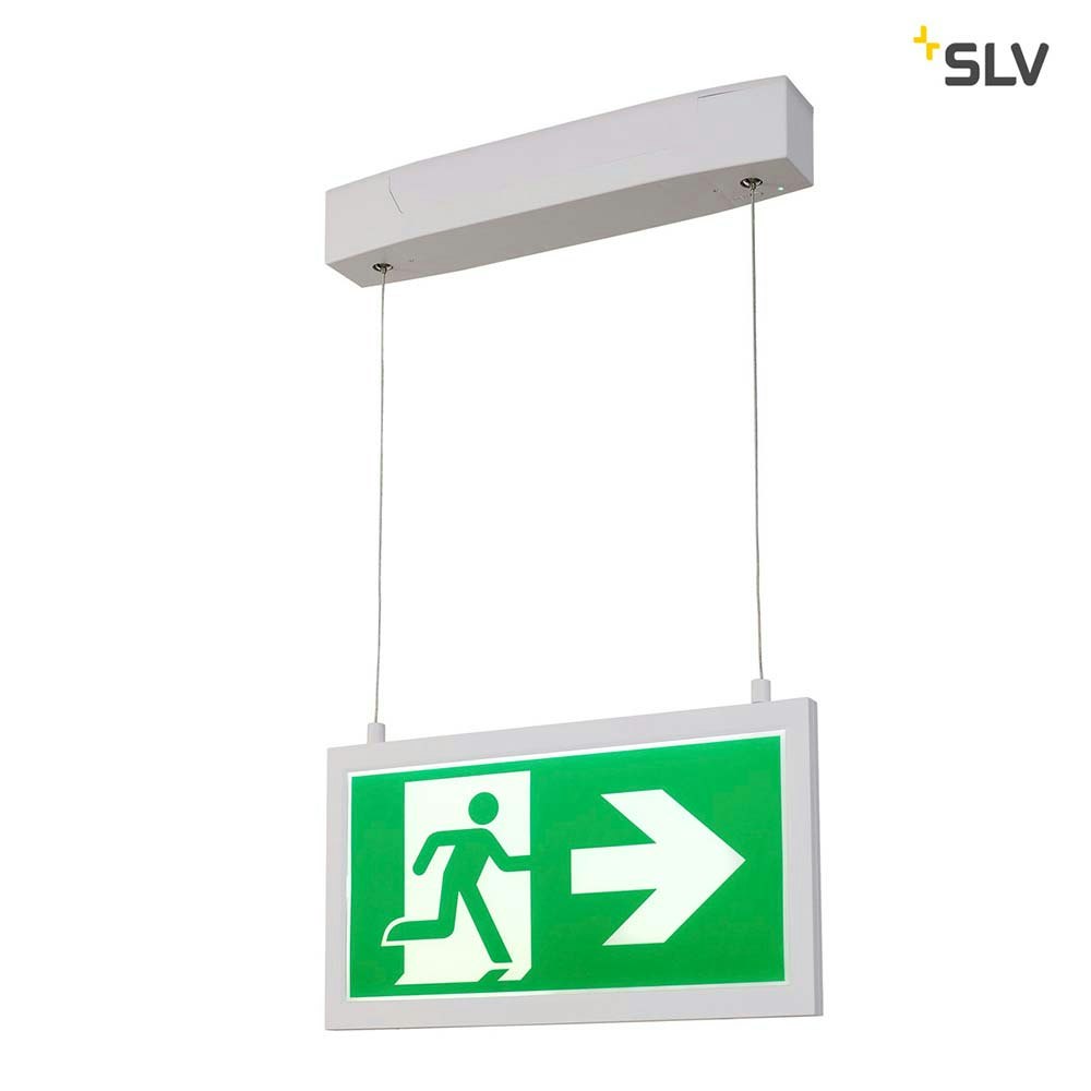 SLV P-Light Emergency Series Exit Sign Big Pendant Weiß
                                        