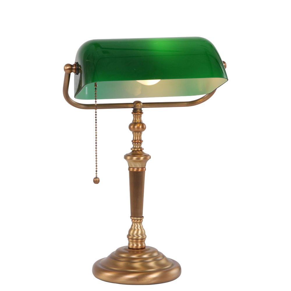 S.Luce Vintage-Tischleuchte Ancilla Bankerslamp