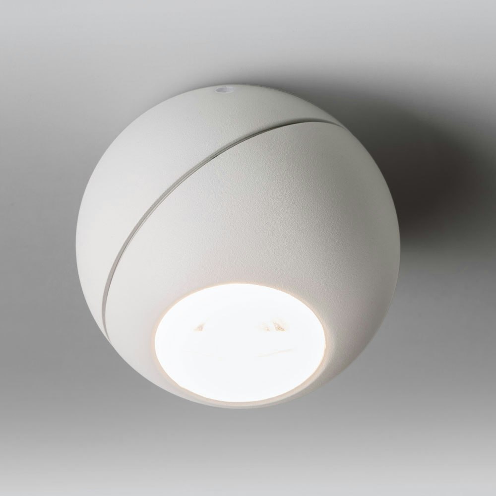 LED Decken- & Wandleuchte Glob 350° schwenkbar Weiß thumbnail 5