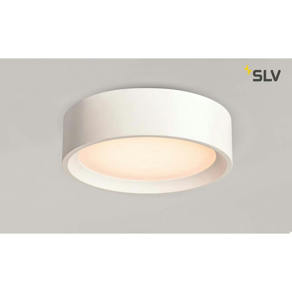 SLV Plastra LED Deckenleuchte Weiß 3000K thumbnail 3