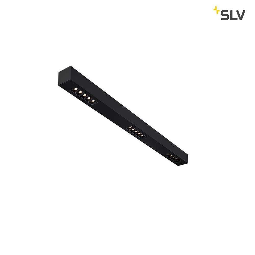 SLV Q-Line LED Deckenaufbauleuchte 1m Schwarz 3000K 2