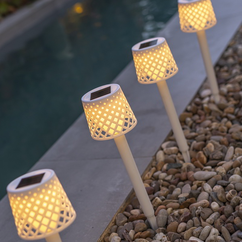 S.Luce 4er-Set Gretita LED Garten-Solarspieß IP44