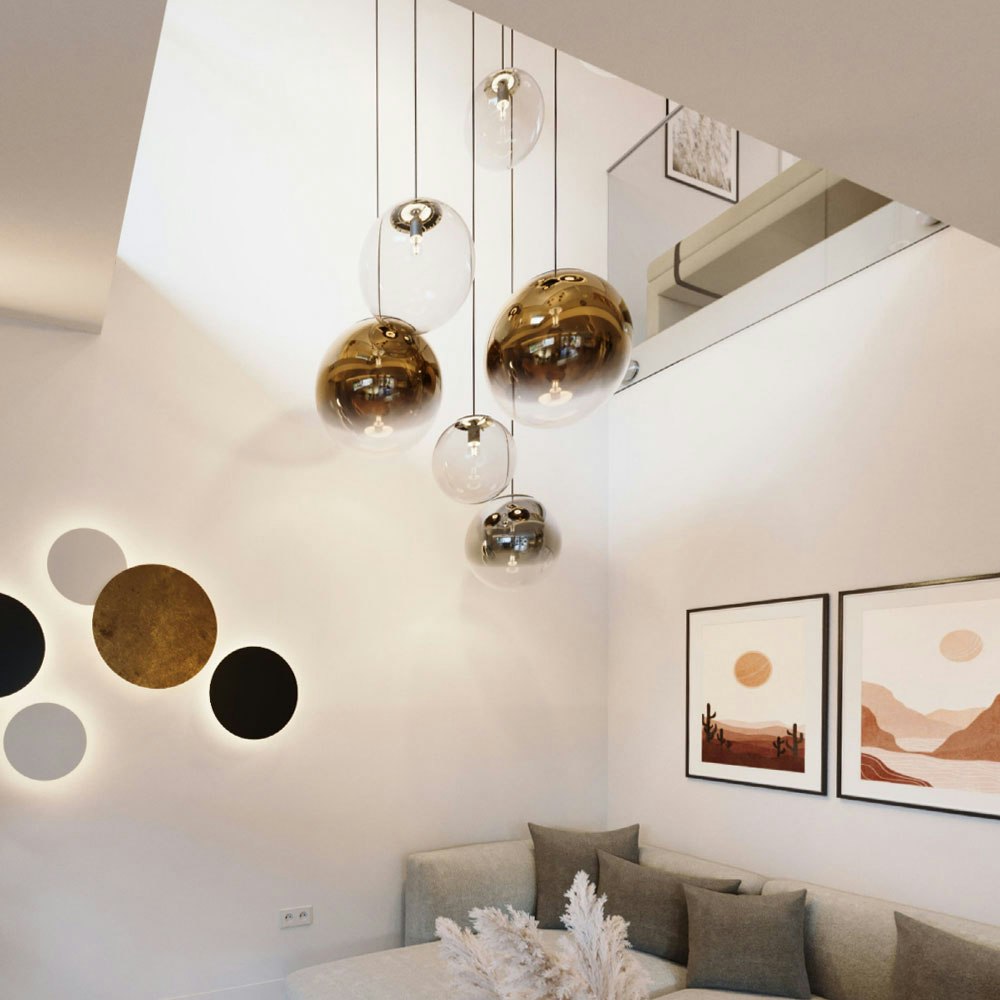 s.luce Orb Glass Ball Luce a sospensione
                                        