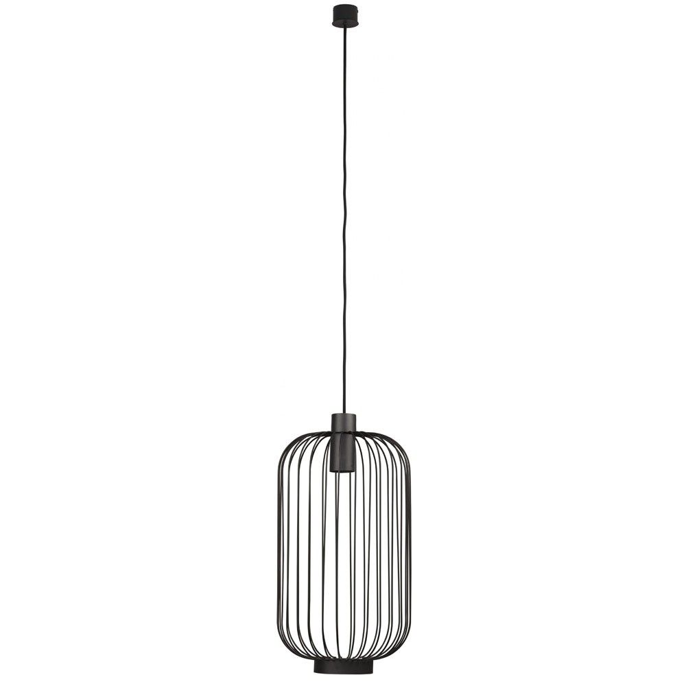 S.Luce Cages M Gitter-Pendelleuchte 30cm Schwarz