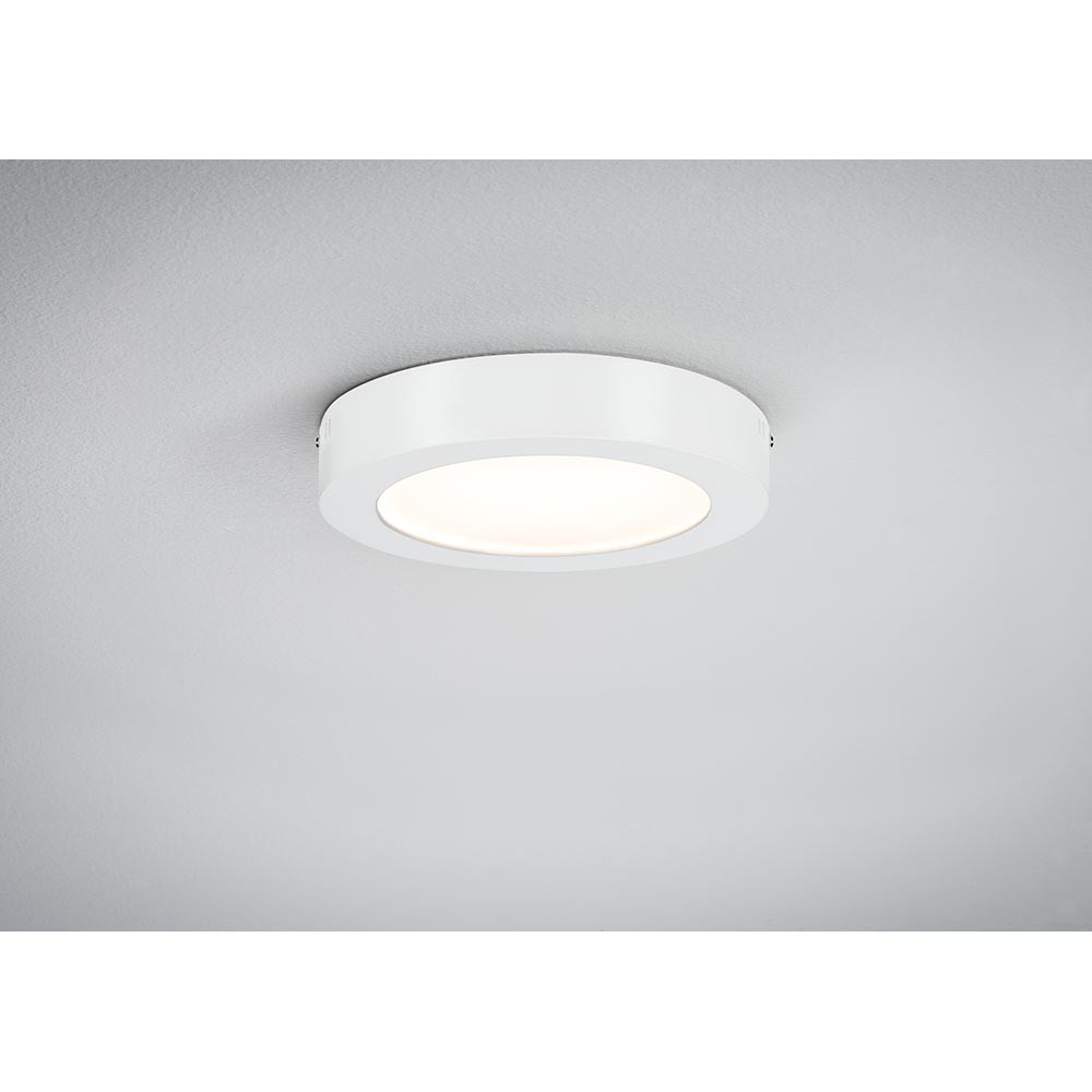 S.Luce Deckenleuchte Lunar LED Panel 11W Weiß Alu