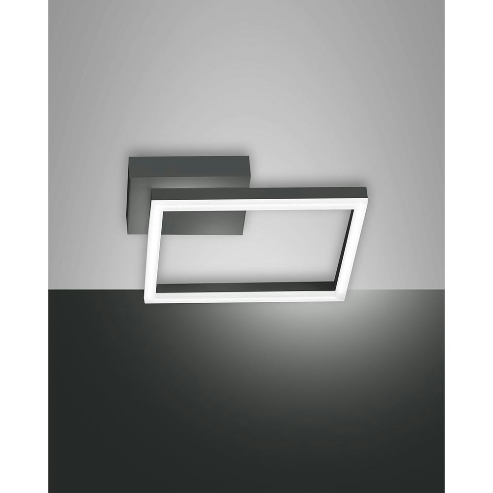 Fabas Luce Bard LED Wandlampe Anthrazit 