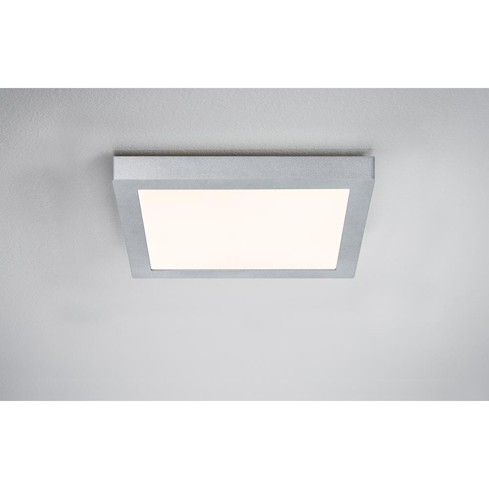 S.Luce LED Deckenlampe Lunar 30x30cm Alu