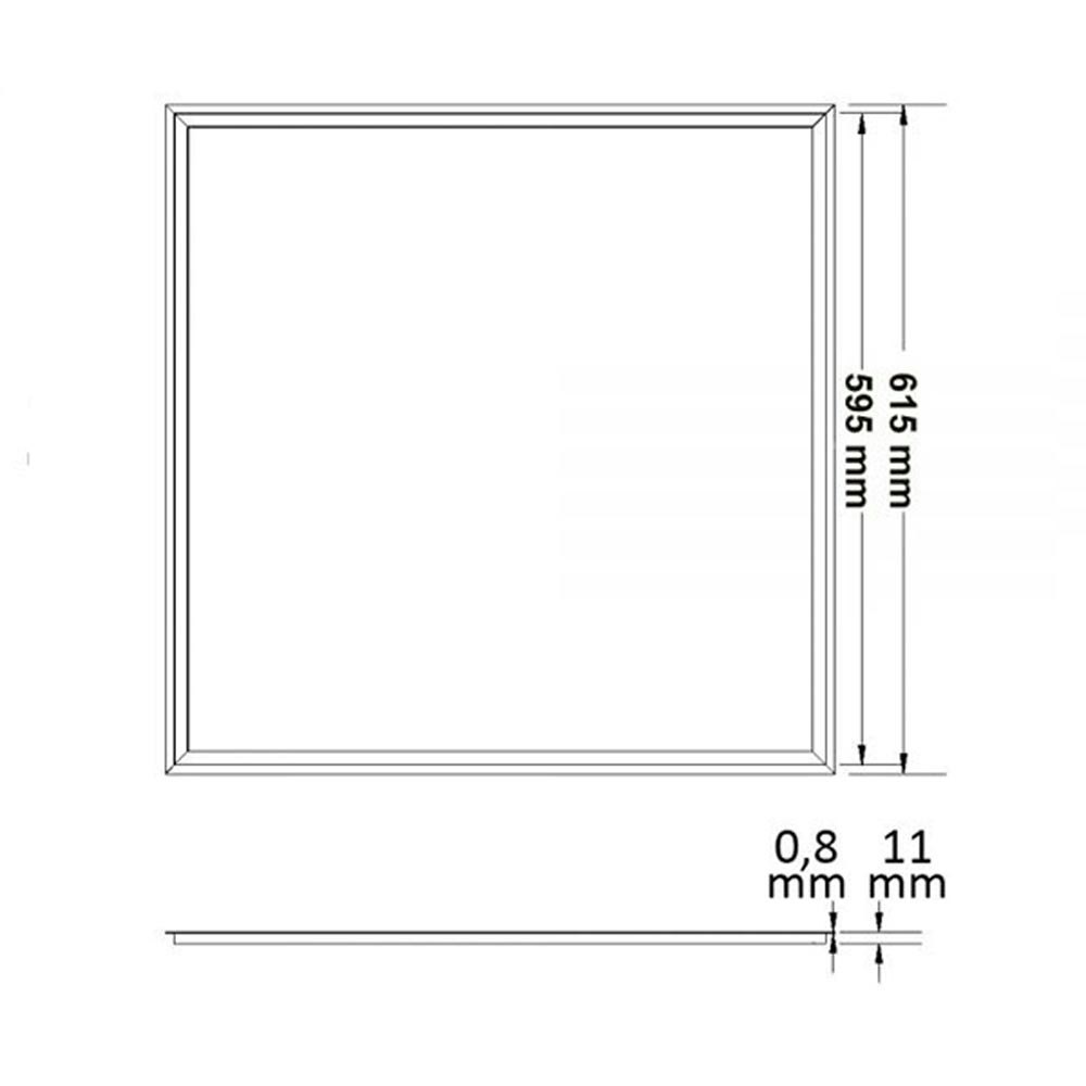 LED Panel Frame 620 40W neutralweiß 1-10V dimmbar 2