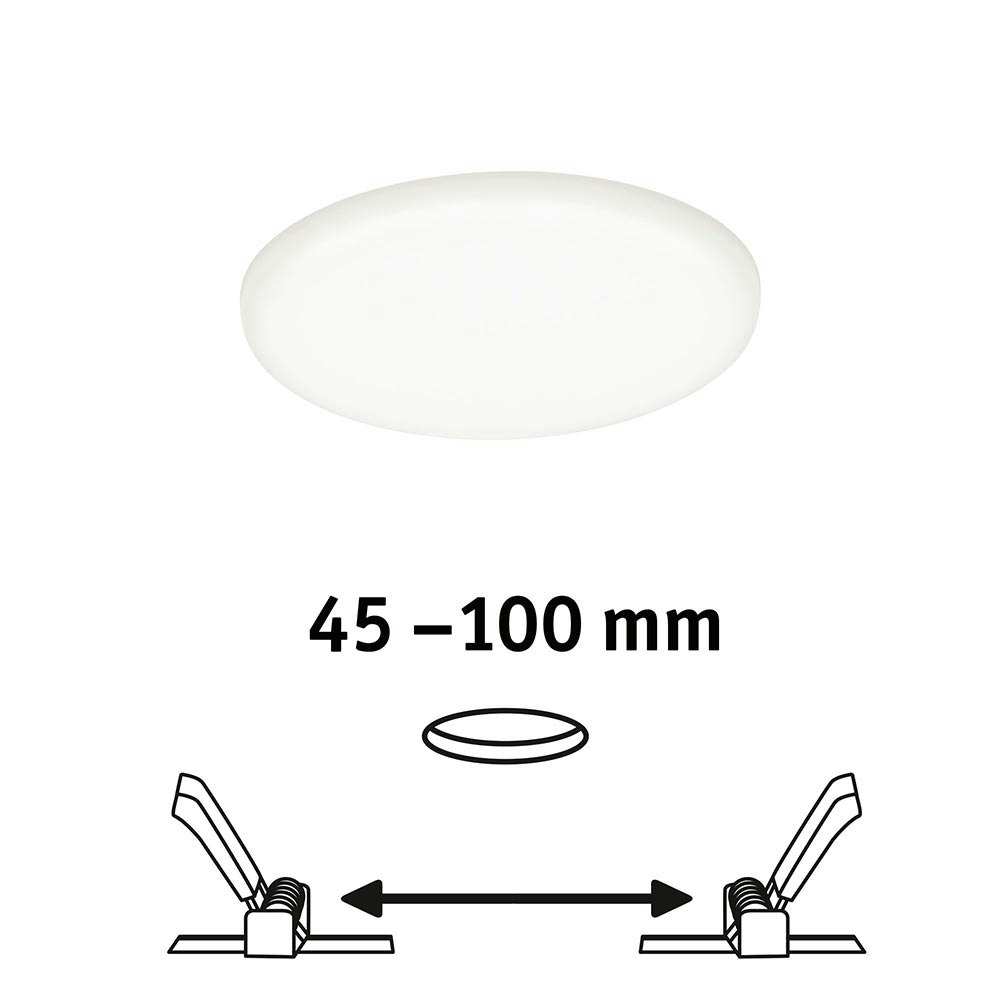 VariFit LED Einbaupanel Veluna Ø 12,5cm Satiniert thumbnail 4