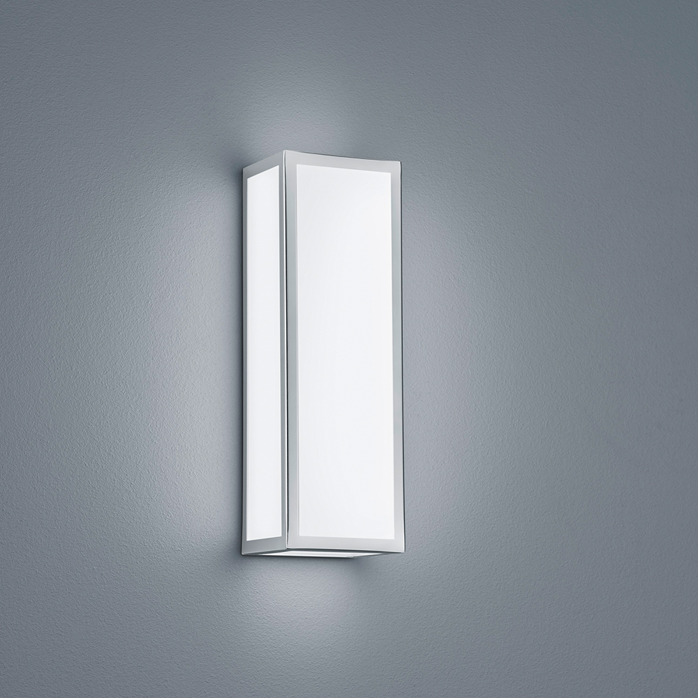 S.Luce LED Wandleuchte Zelo IP44 Chrom