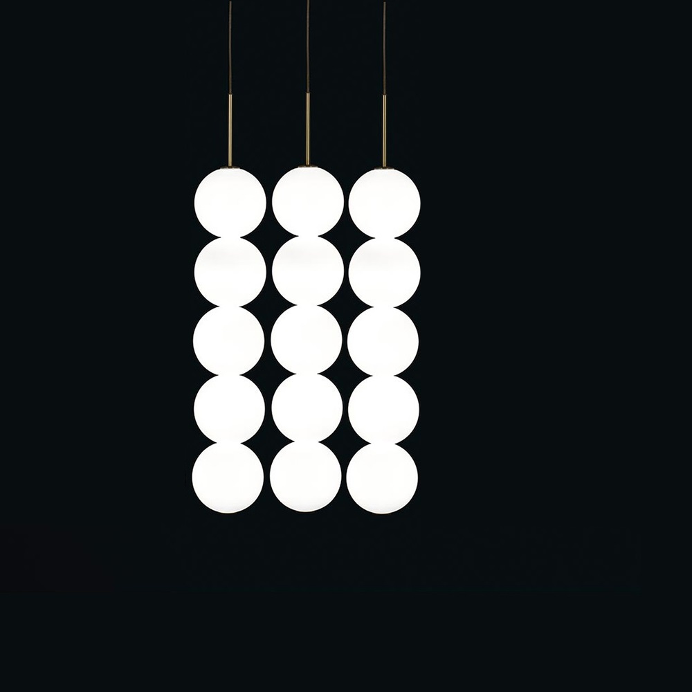 S.Luce Terzani Abacus LED Design-Hängelampe 3er